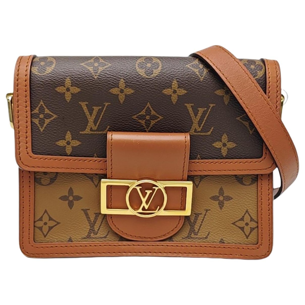 Dauphine leather mini bag