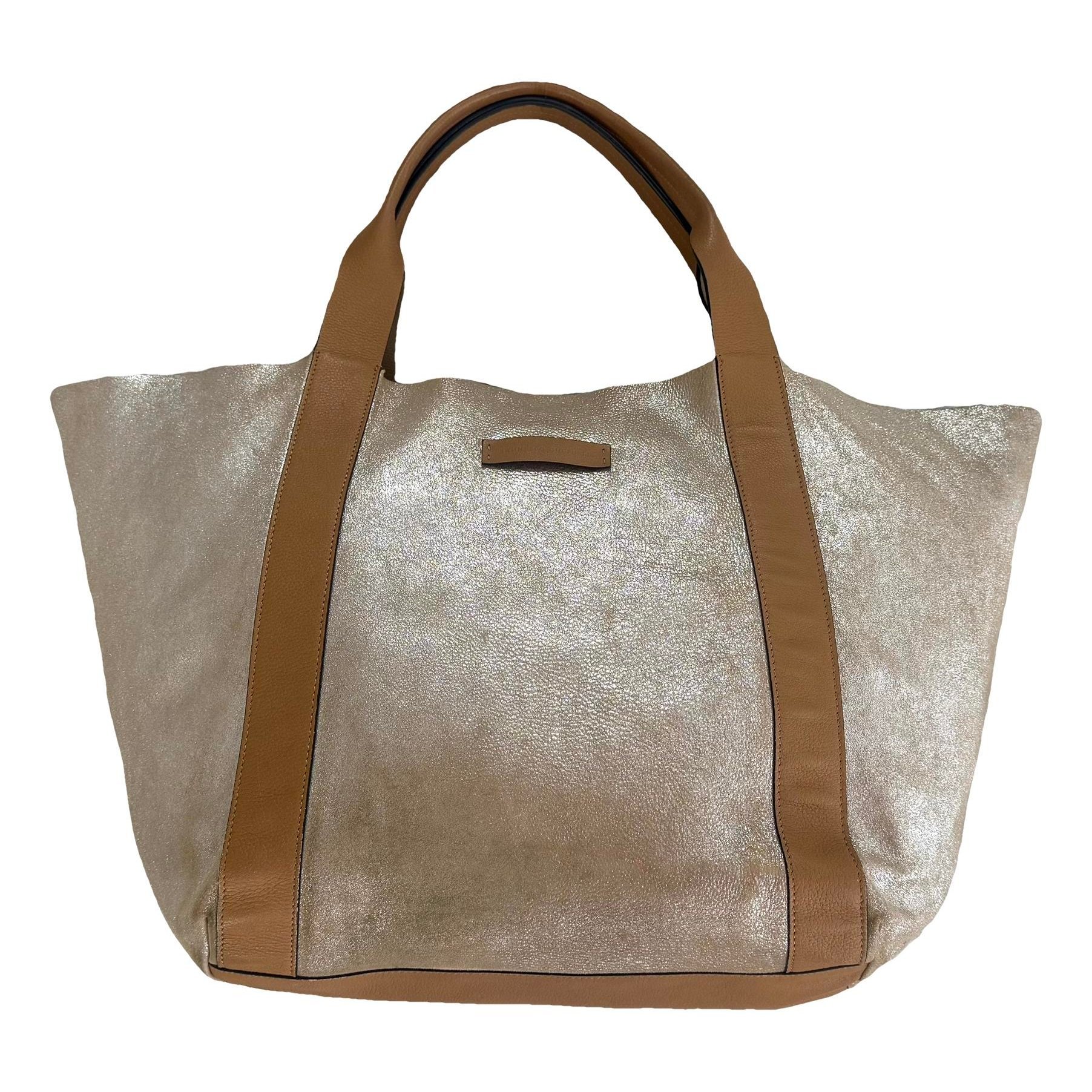 Leather tote
