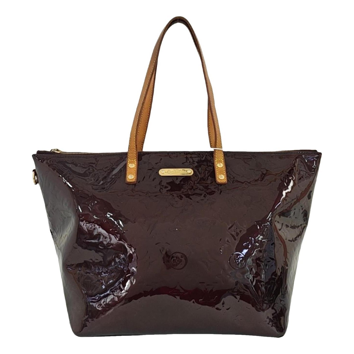 Bellevue patent leather handbag