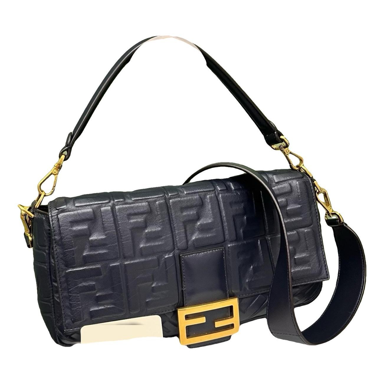 Baguette leather handbag