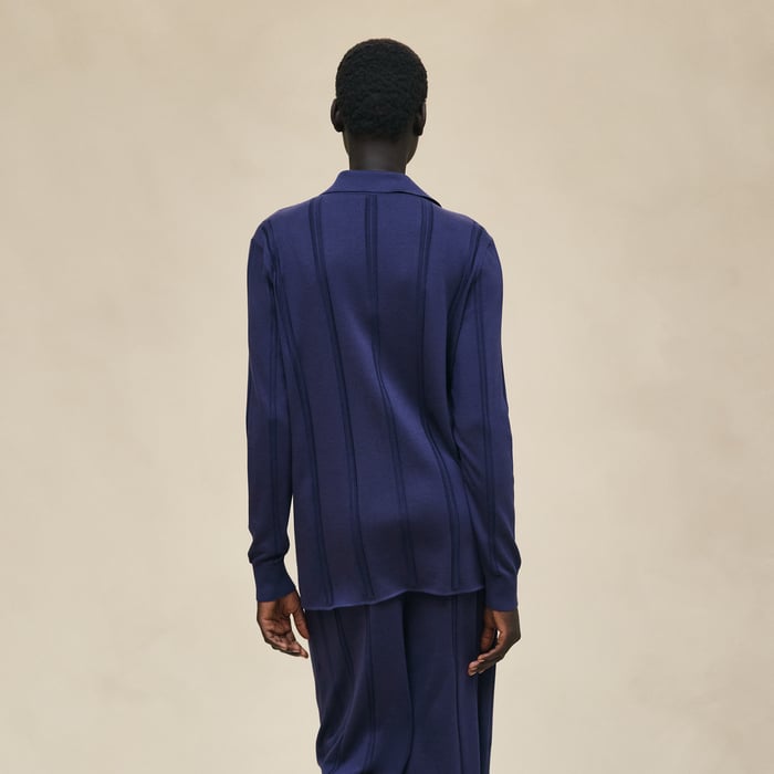 Bleu Abysse "Etriers Remix" Buttoned Shirt