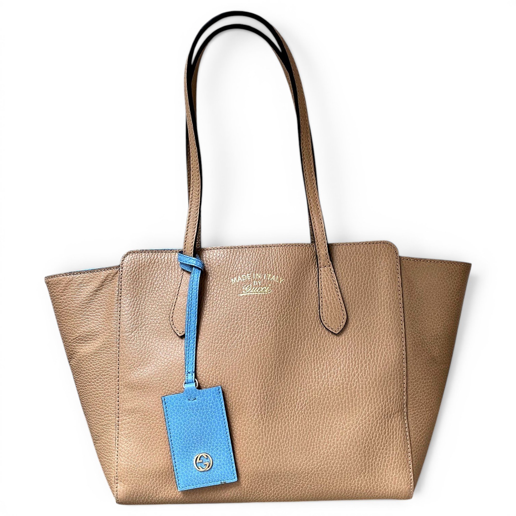 Swing leather tote