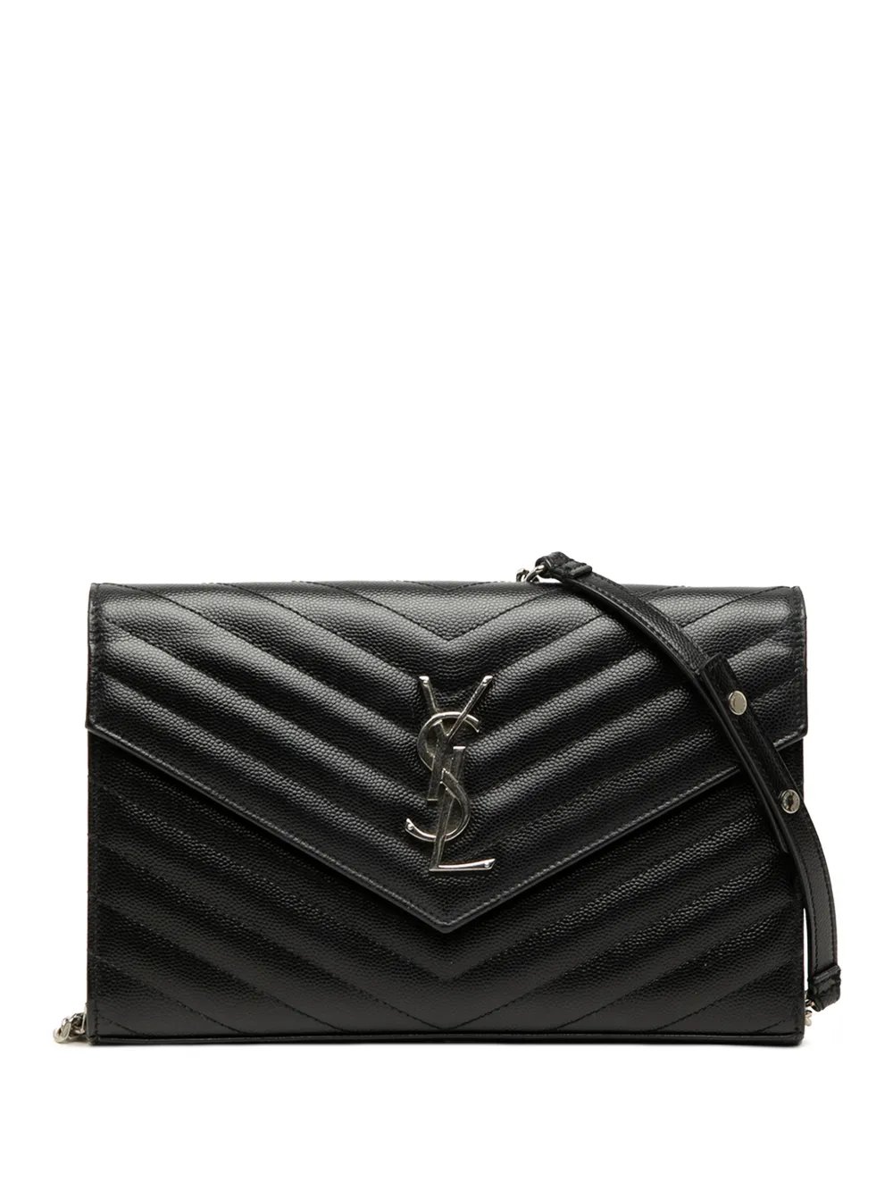 2010-2026 Grain De Poudre Matelasse Chevron Classic Cassandre Chain Wallet crossbody bag