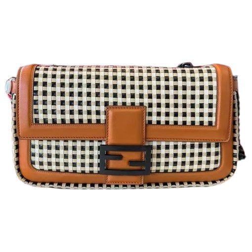 Baguette leather handbag
