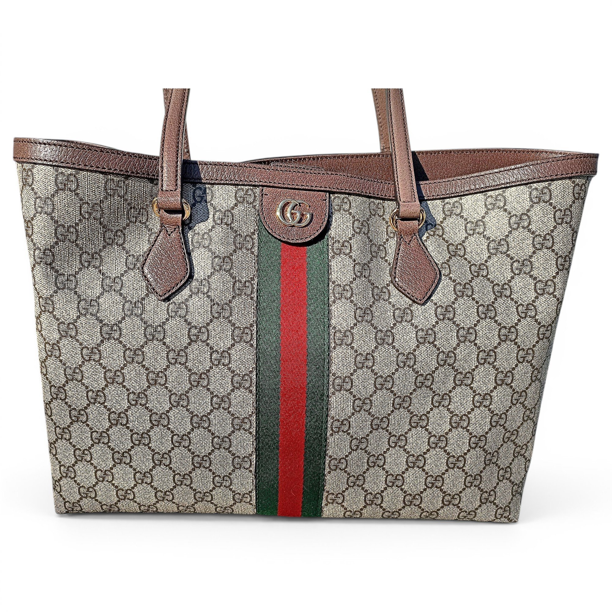 Ophidia Shopping leather tote