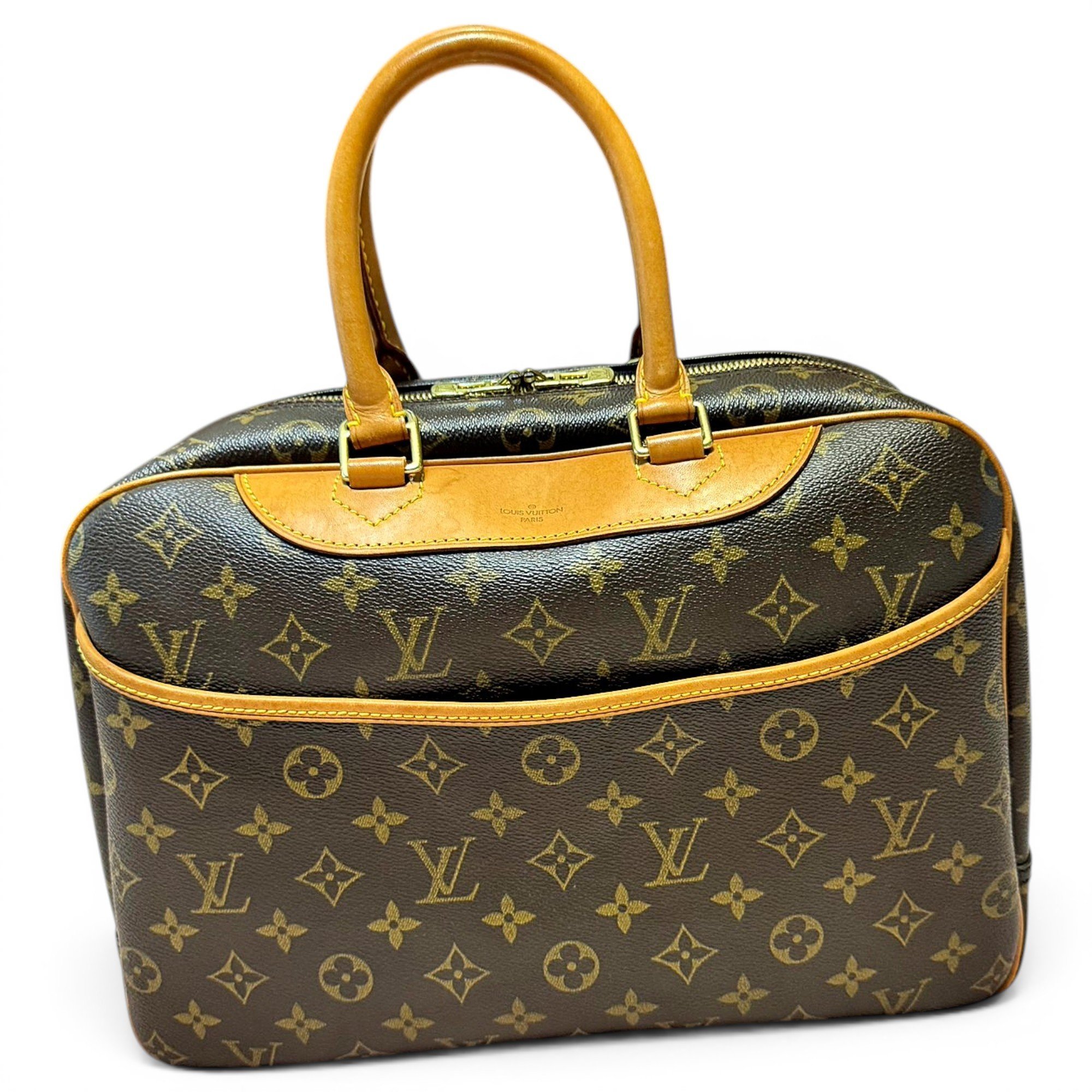 Louis Vuitton Deauville leather handbag