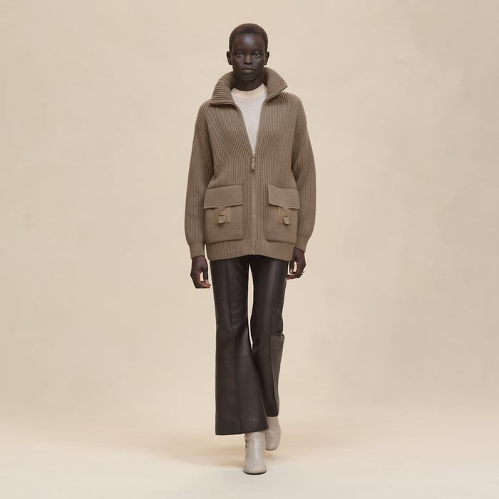 Wool Knit Jacket
