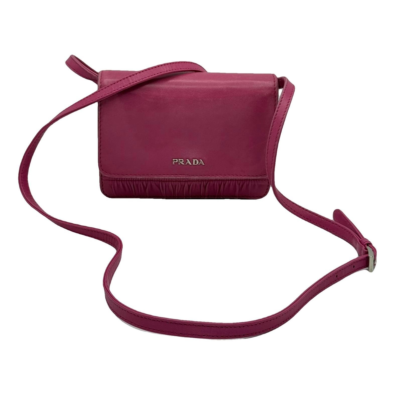 Leather crossbody bag