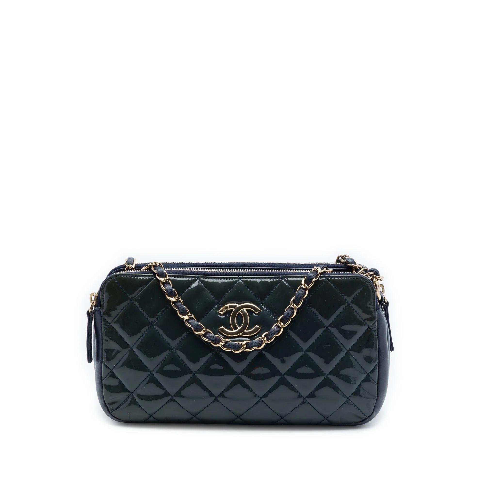 Patent leather crossbody bag