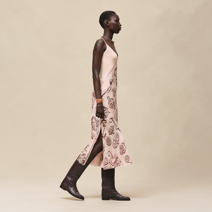 Rose Opaline "Ferronnerie Remix" Dress