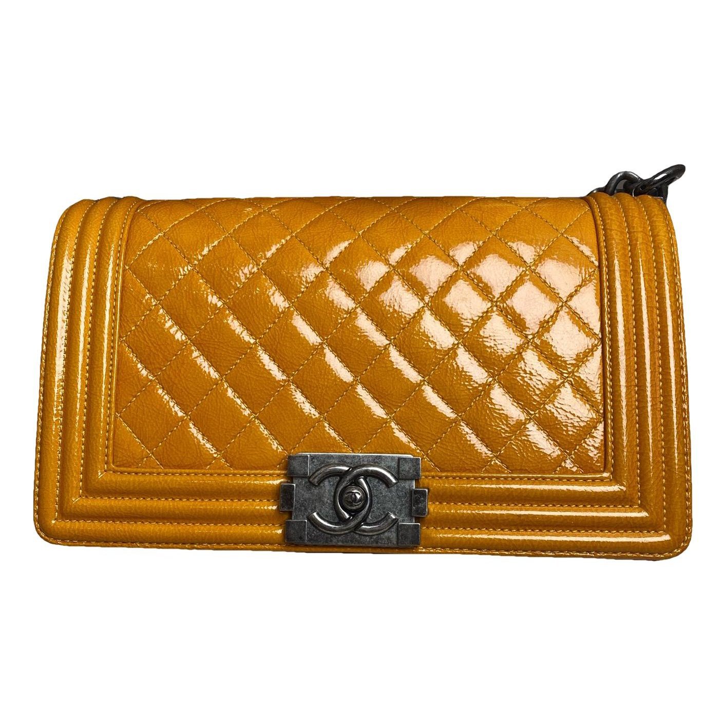 Boy patent leather crossbody bag