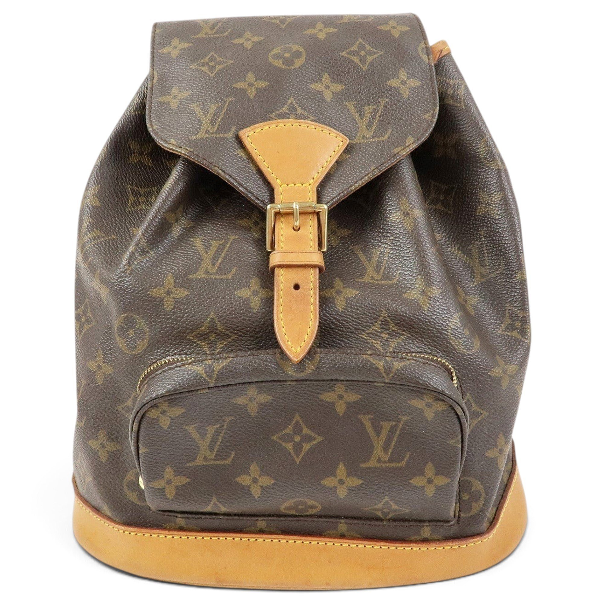 Montsouris leather backpack