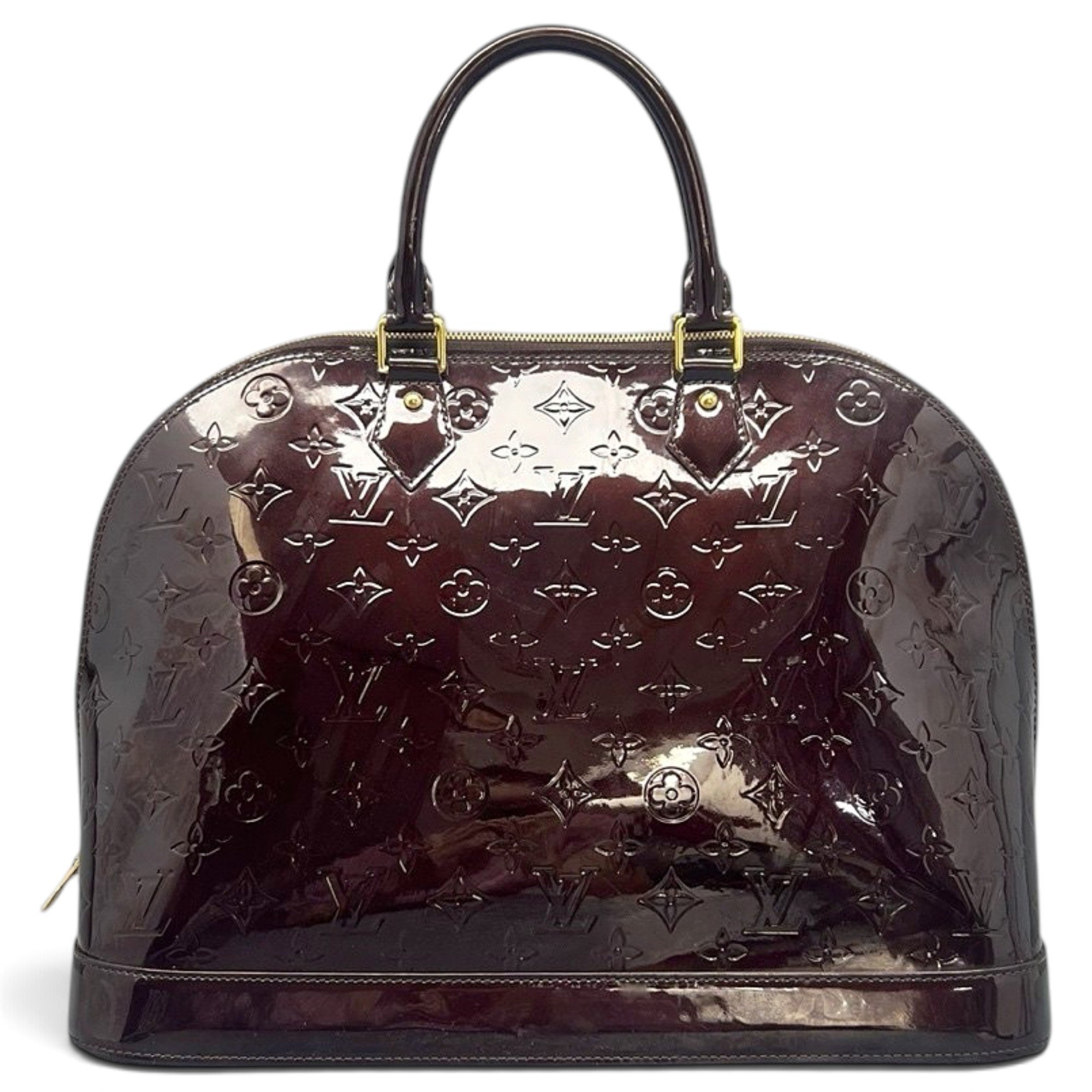 Alma patent leather handbag
