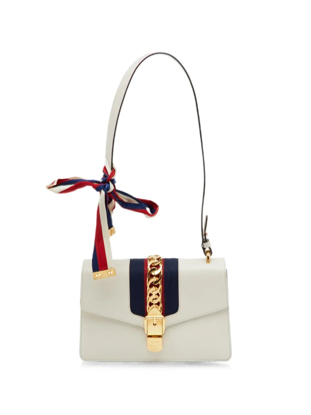 Sylvie Web stripe shoulder bag