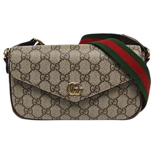 Ophidia leather crossbody bag