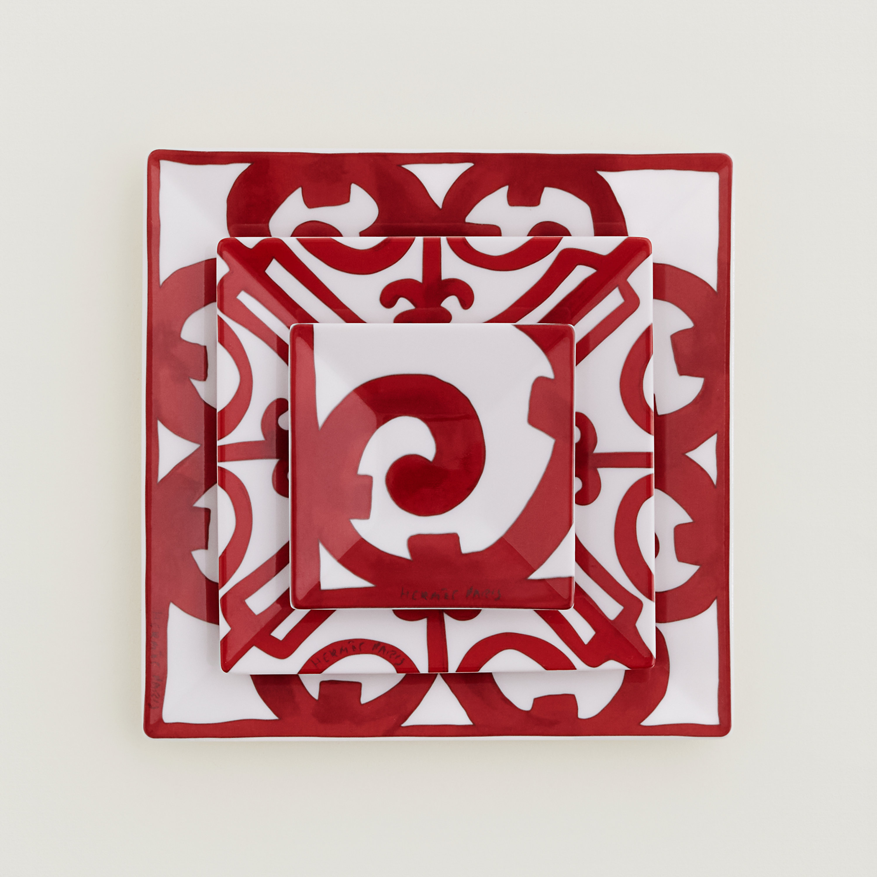 Balcon du Guadalquivir set of 3 square plates (n°1 to 3)