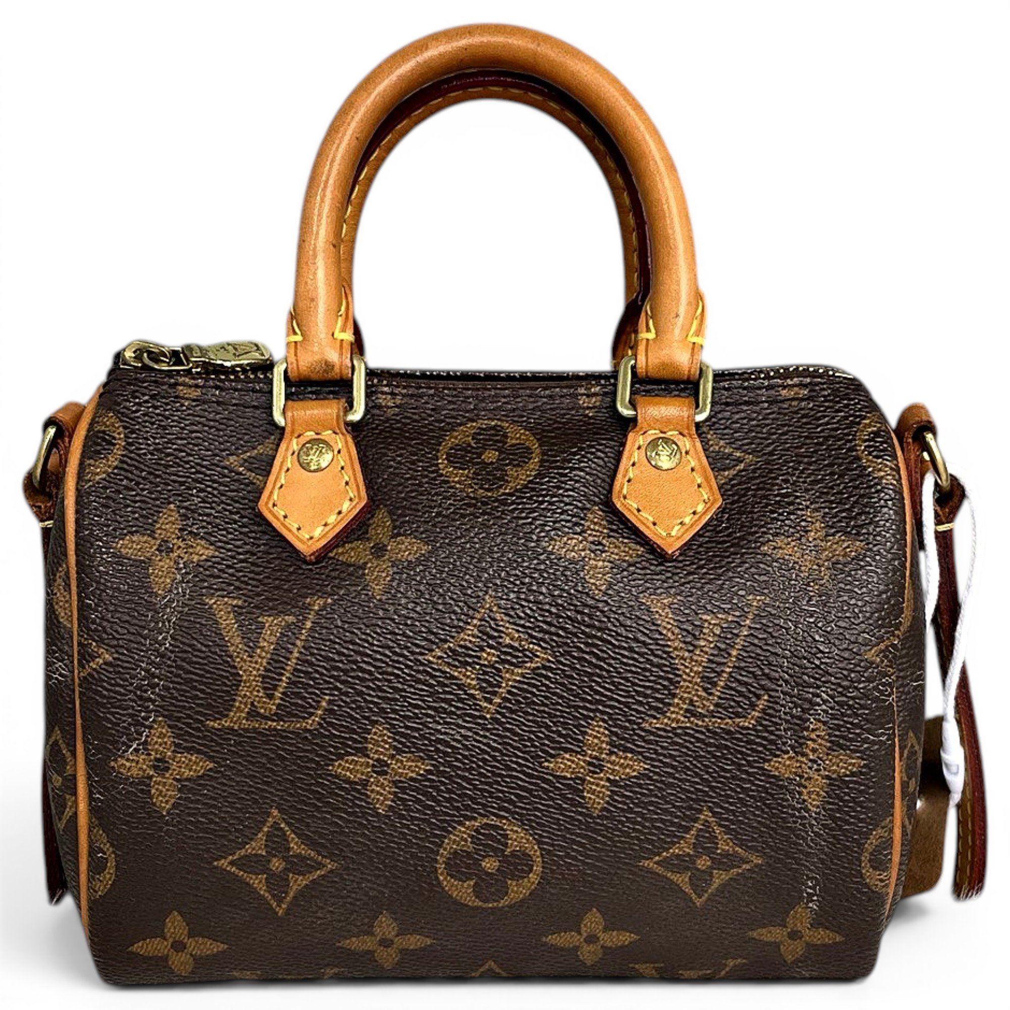 Speedy leather handbag