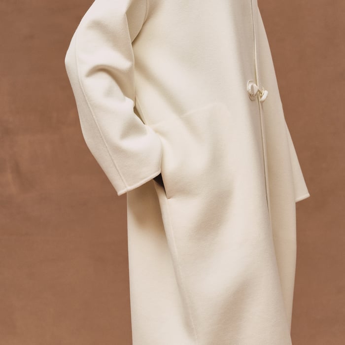 Blanc Naturel Cashmere Coat