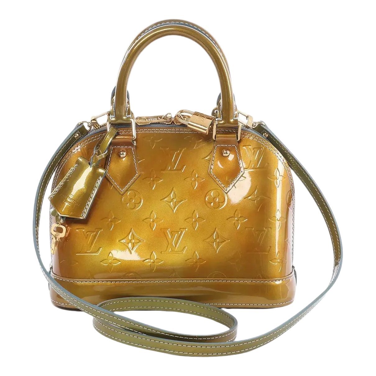 Alma patent leather handbag