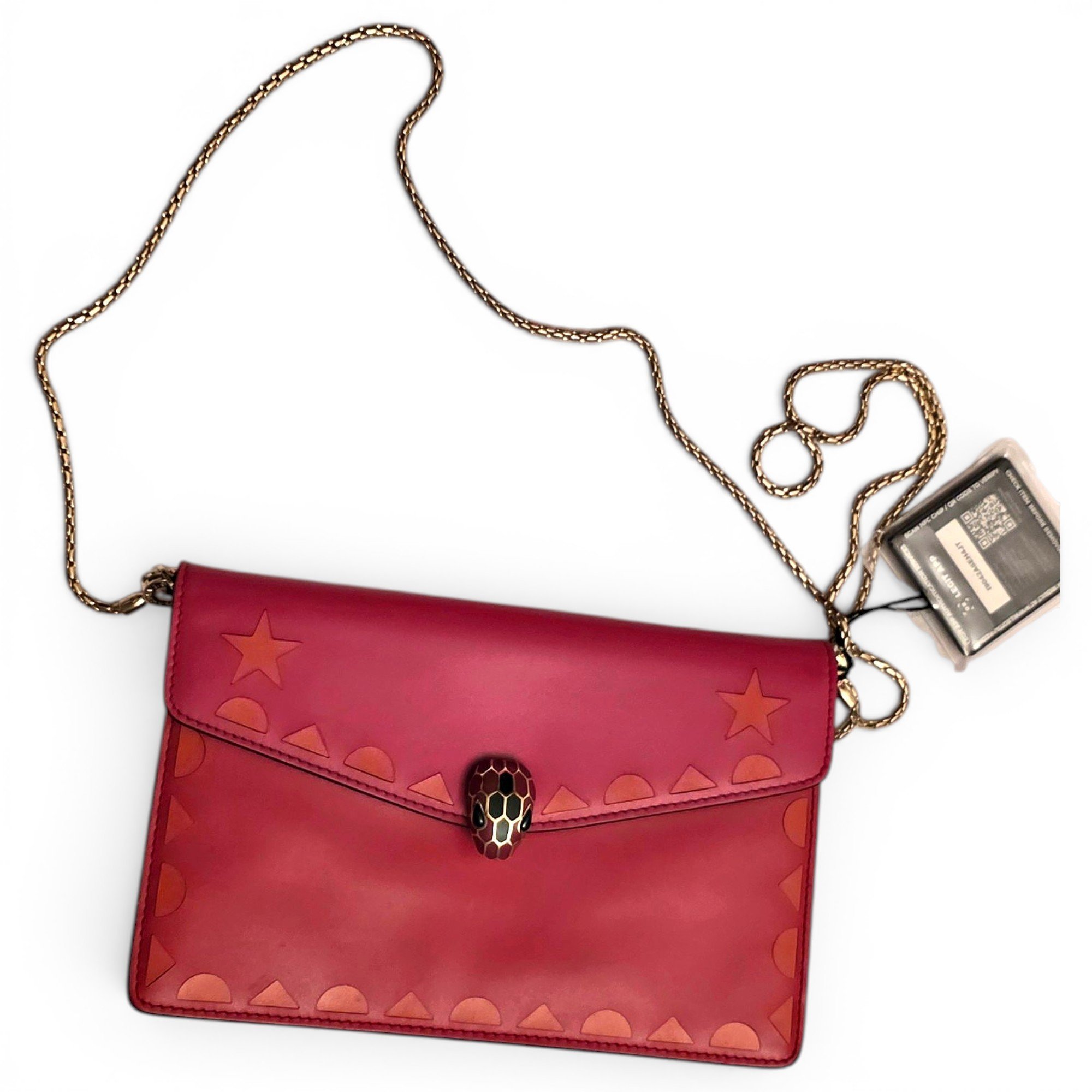 Serpenti leather crossbody bag