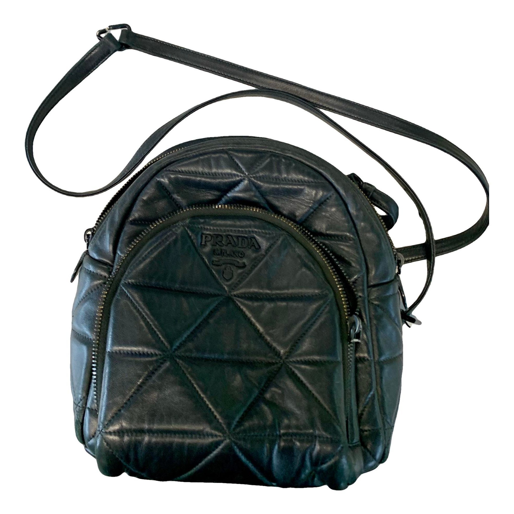 Duet leather crossbody bag