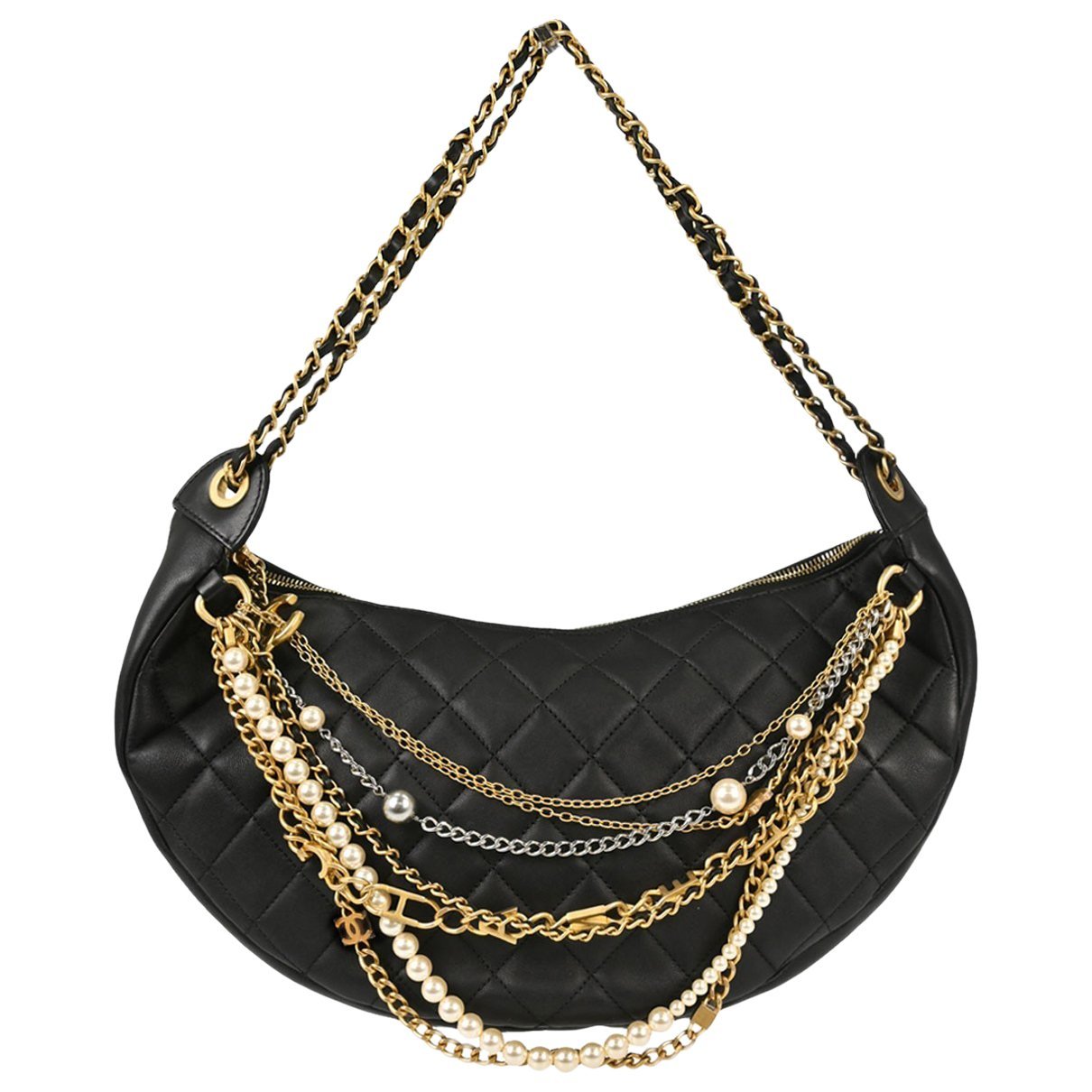 All About Chains leather handbag