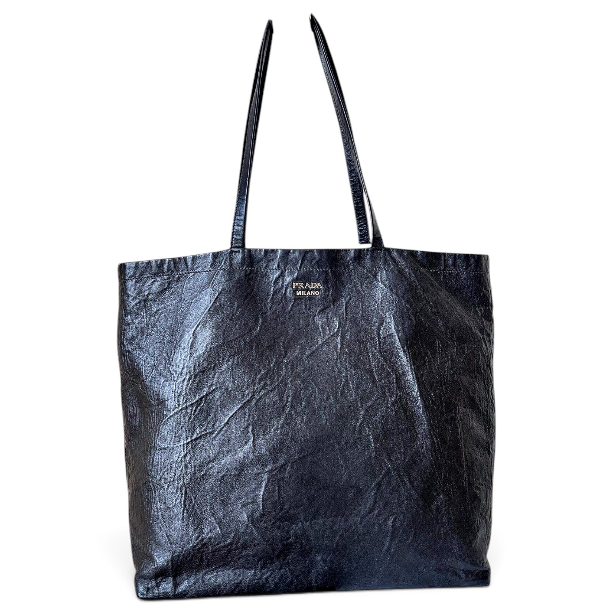 Leather tote
