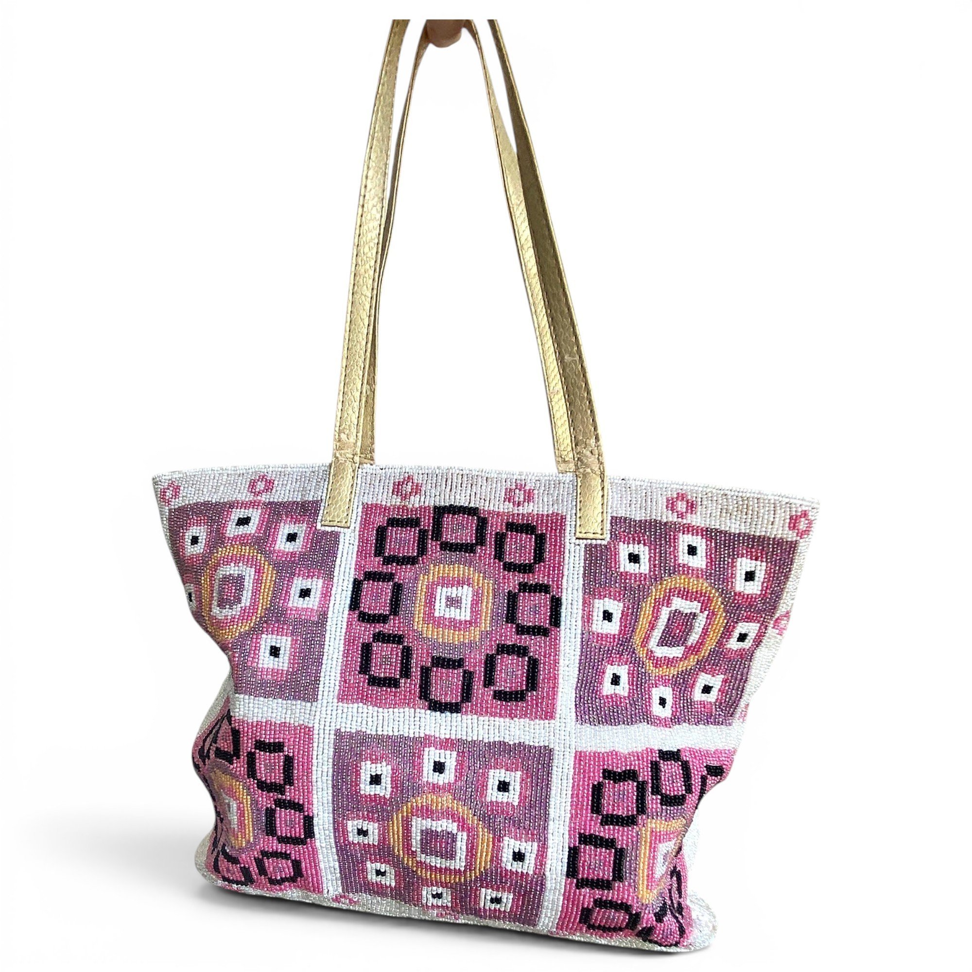 Baguette glitter handbag