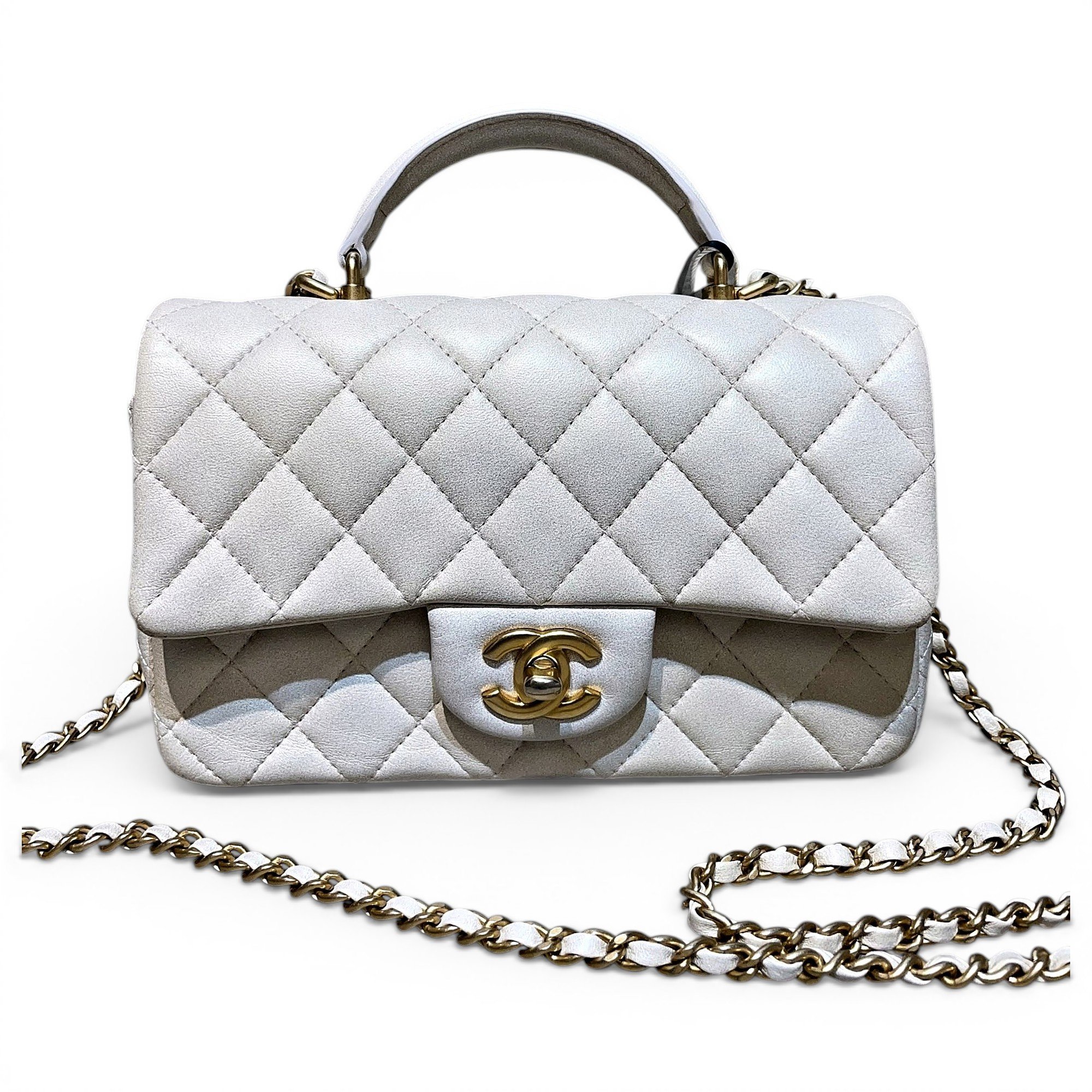 Timeless Classique Top Handle leather handbag