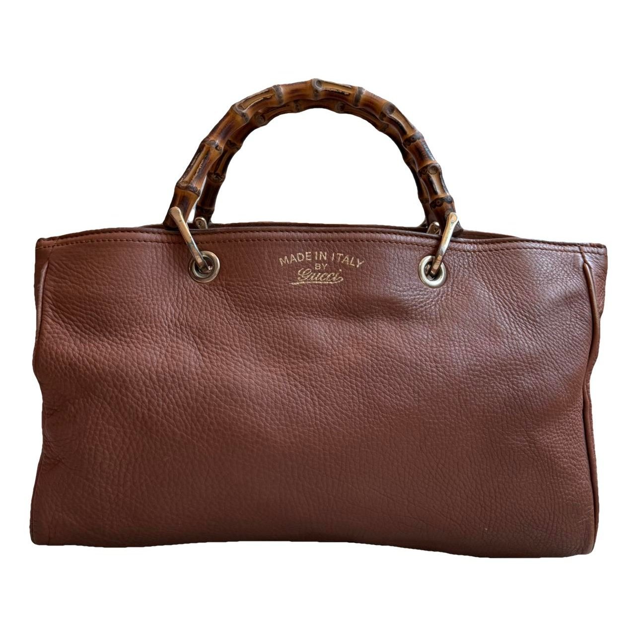 Bamboo leather tote