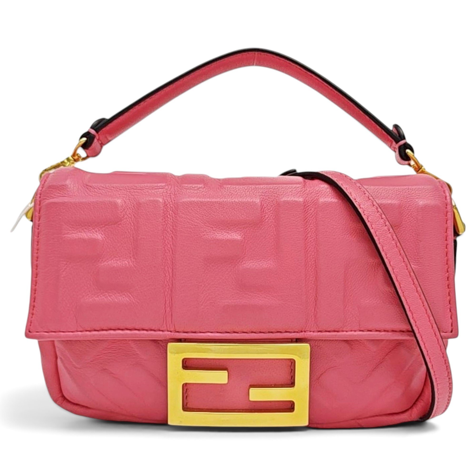 Baguette leather crossbody bag