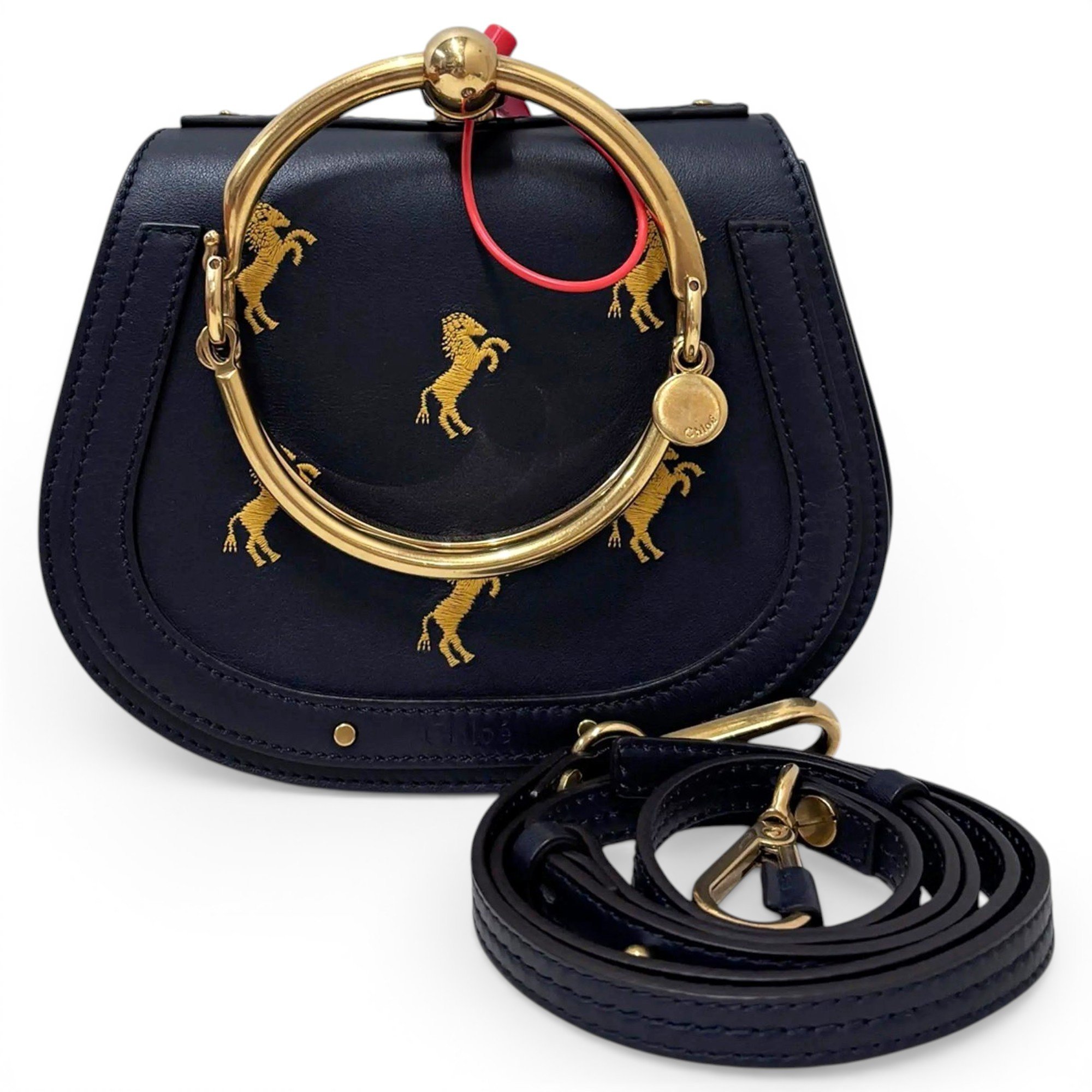 Bracelet Nile leather crossbody bag