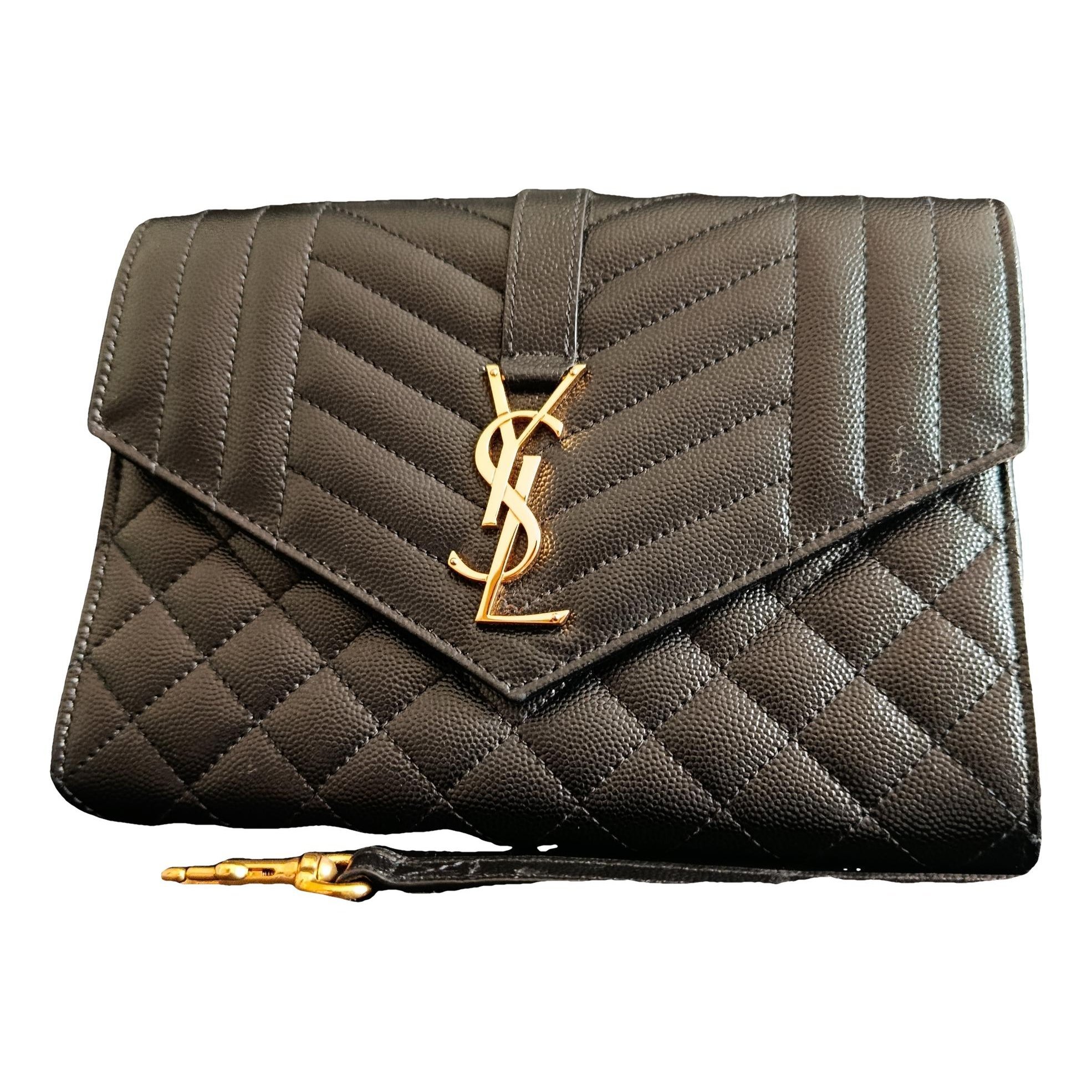 Cassandre leather clutch bag