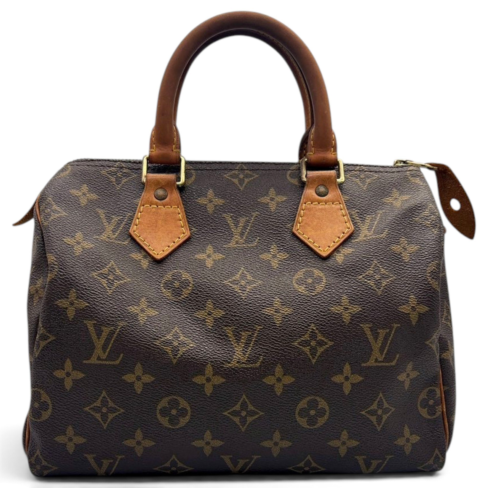 Speedy leather handbag
