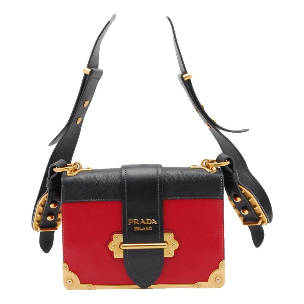 Cahier leather handbag