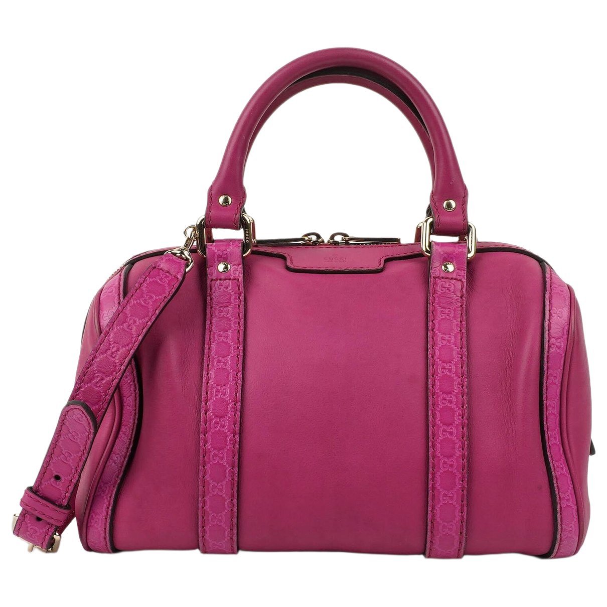 Boston leather handbag