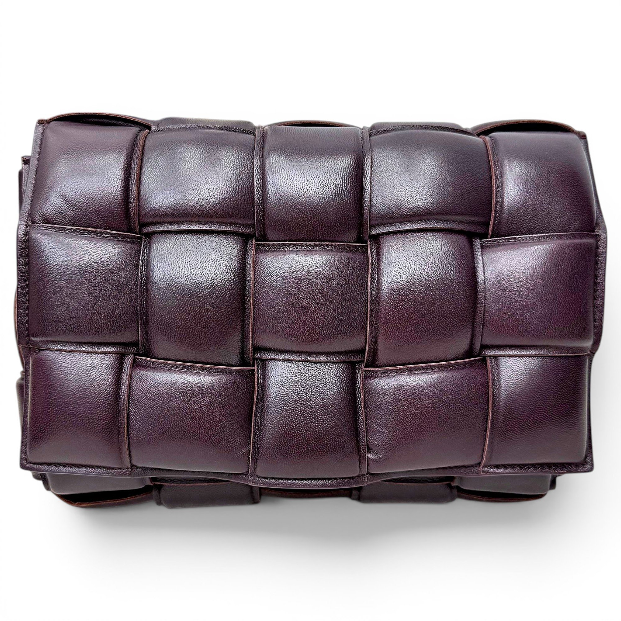Cassette Padded leather handbag