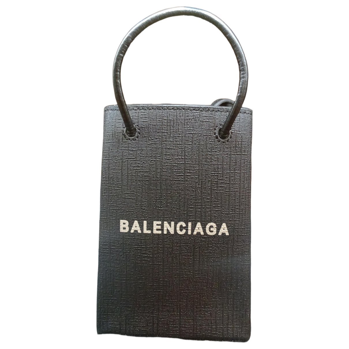 Leather clutch bag