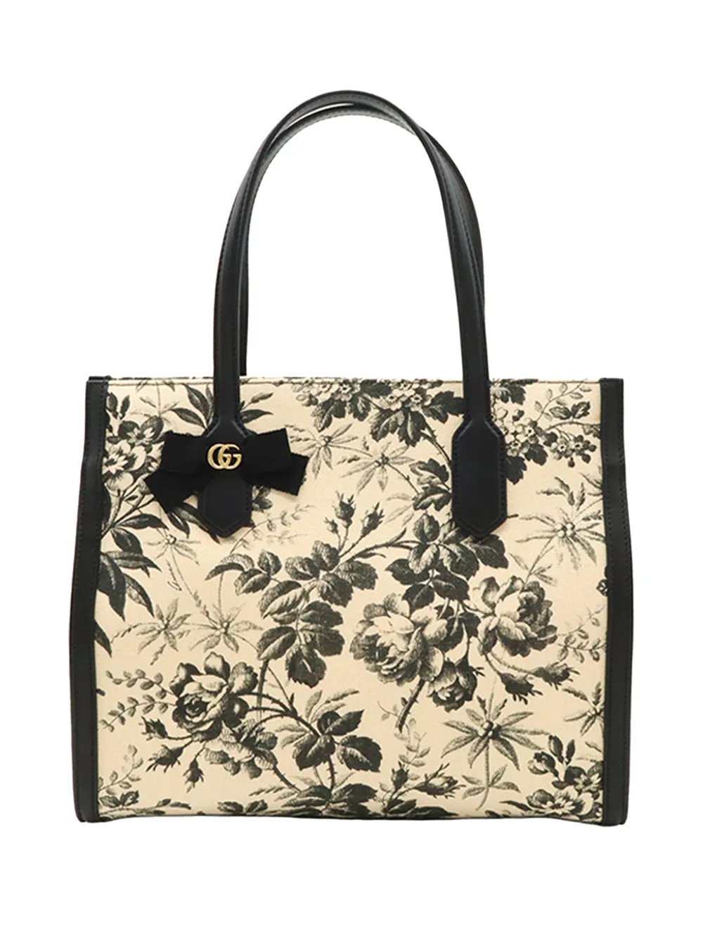 2016-2026 Canvas GG Ribbon Herbarium tote bag