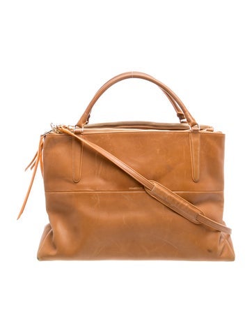Leather Top Handle Bag
