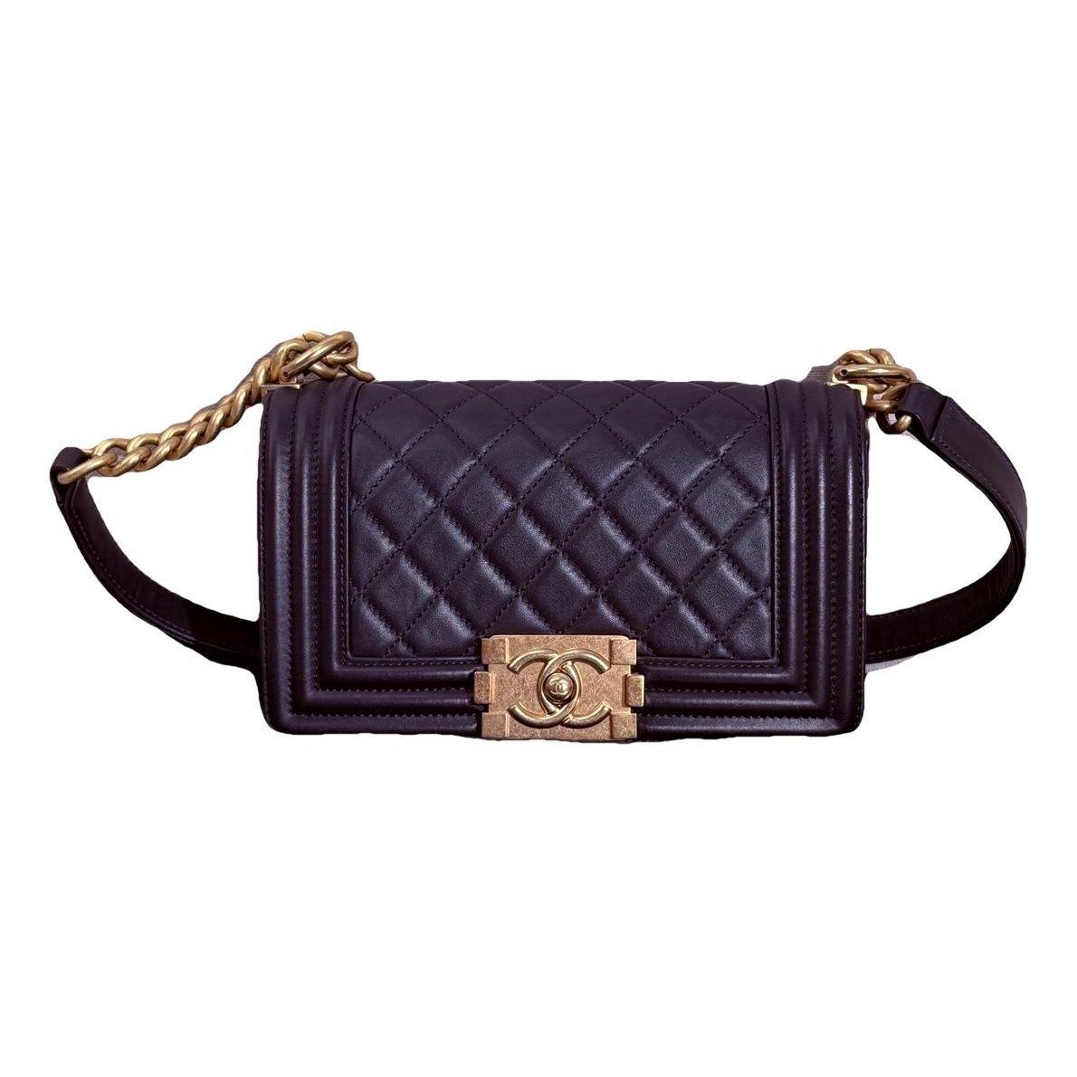 Boy leather crossbody bag