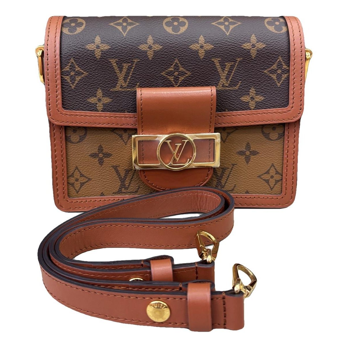 Dauphine Mini leather handbag