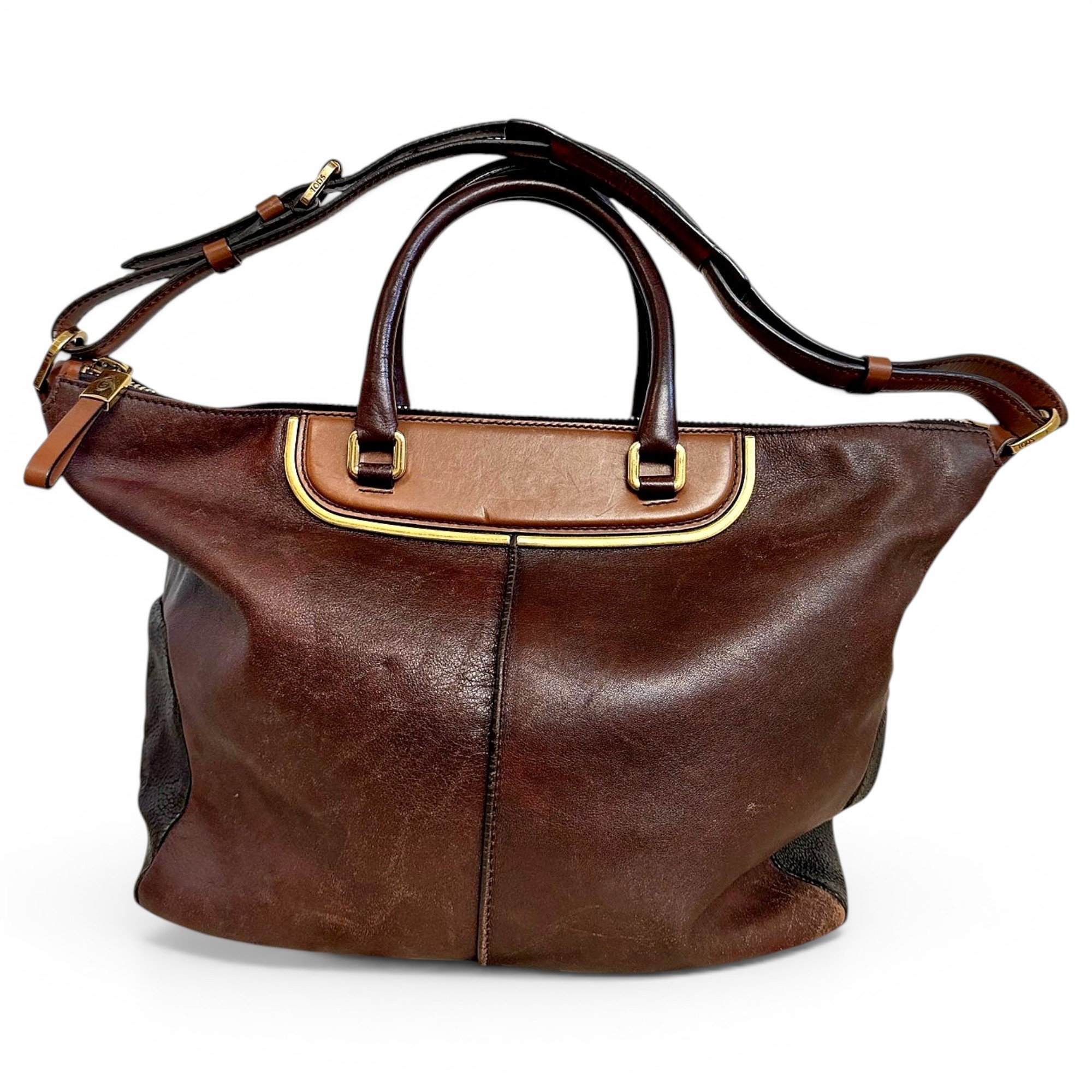 Leather handbag