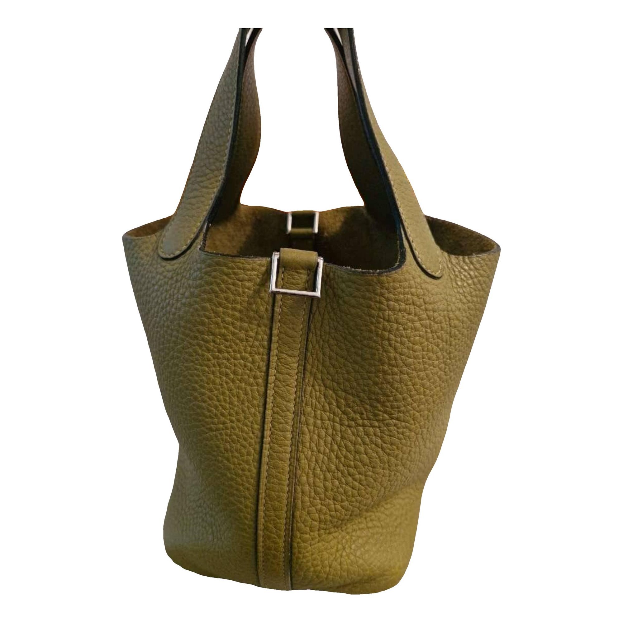 Picotin leather handbag