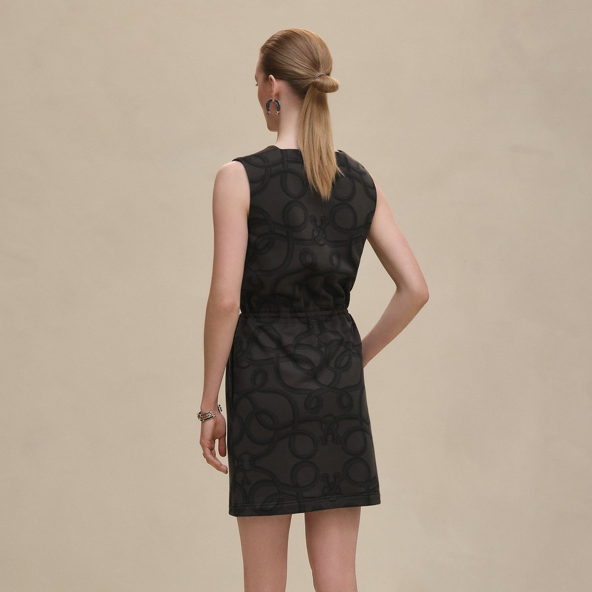 "Palefroi Remix" sleeveless dress