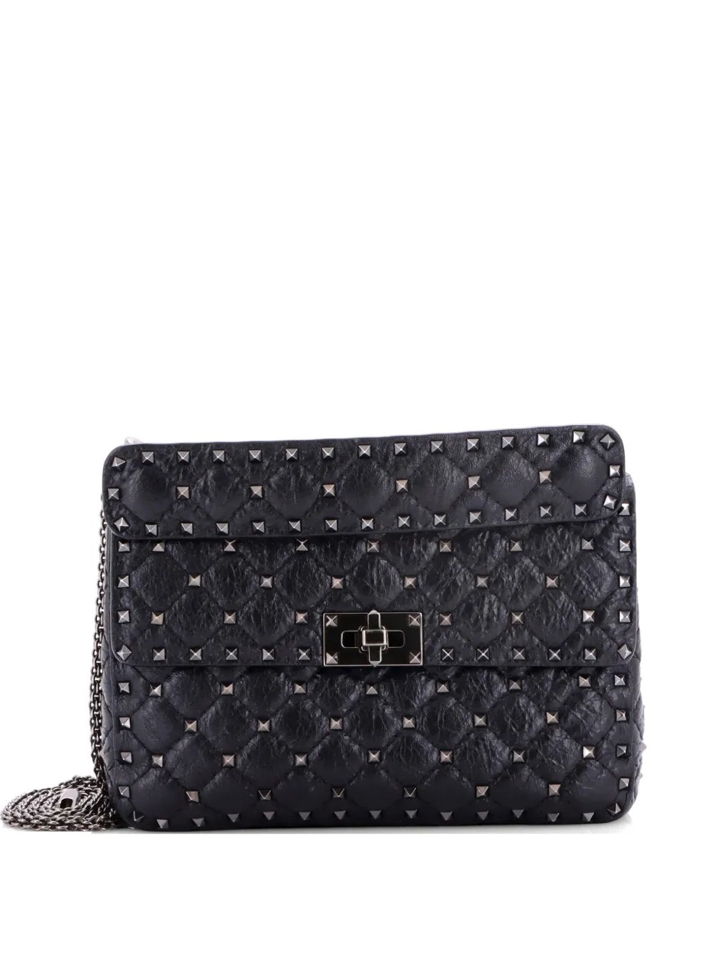 Rockstud Spike Flap Bag Quilted Leather Medium crossbody bag