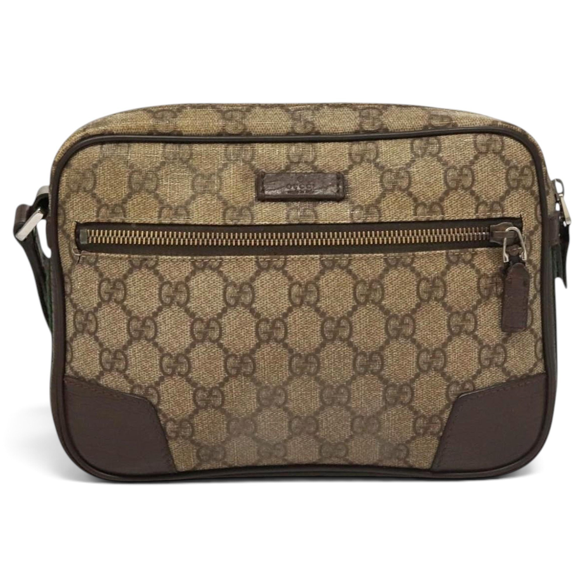 Leather clutch bag