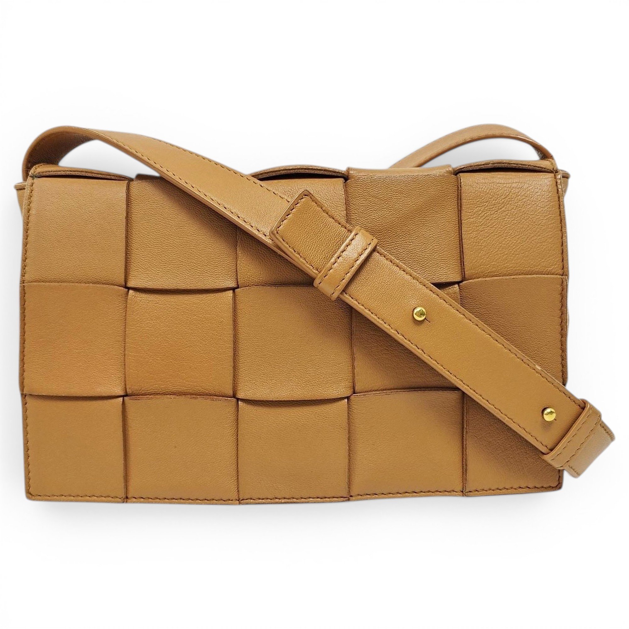 Brick Cassette leather handbag