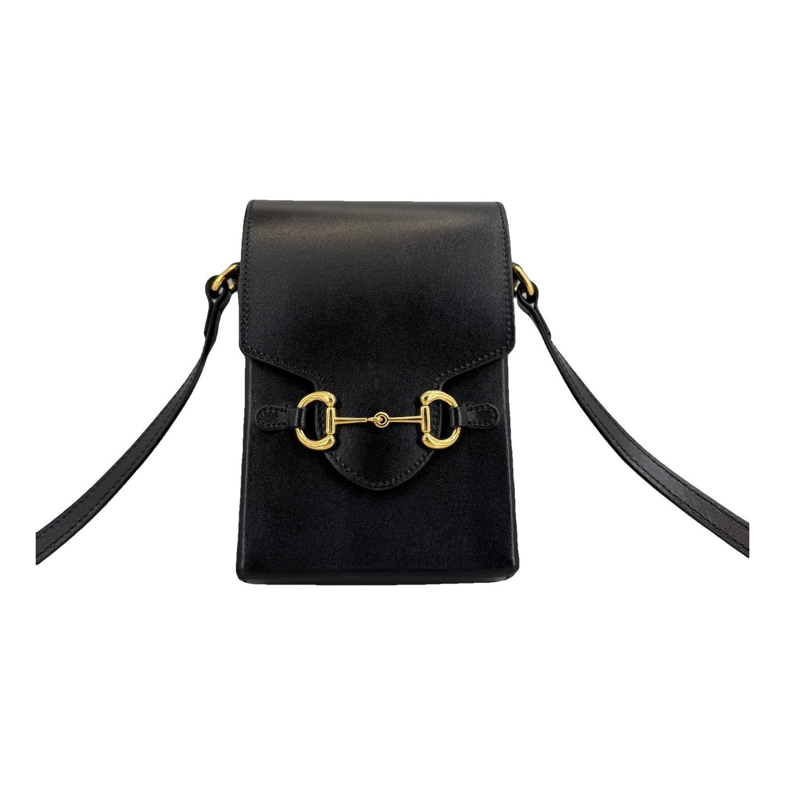 Horsebit 1955 Vertical leather handbag
