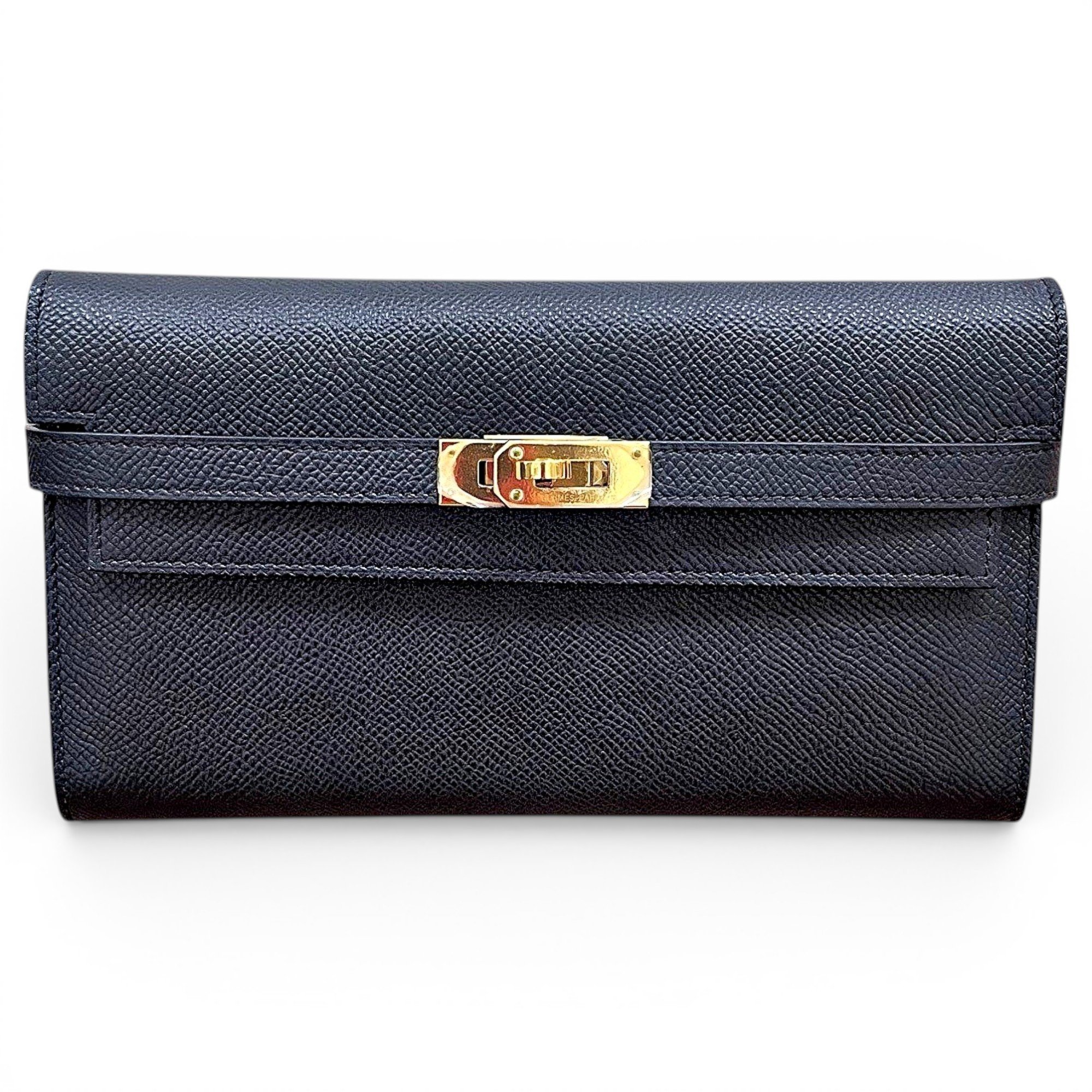 Kelly to go leather clutch bag